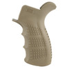 Leapers, Inc - UTG UTG Pro AR-15 Ambidextrous Pistol Grip, w/Storage Compartment, FDE 4717385552968