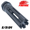FIREHOG Fire Hog Mod-FH - 5/8 X 24 Flash Suppressor Brake - .308/7.62/300 Blackout