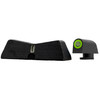 XS Sights DXT2 Standard Dot, Tritium Night Sights, Green, Fits Glock 42/43/43X/48 GL-0011S-6G