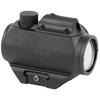 NcSTAR Micro Green Dot with Integrated Red Laser, 25mm Objective Lens, Black, 3MOA Green Dot VDGRLB