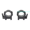 Warne Maxima Horizontal Quick Disconnect Ring, Fits 1" Optics, Medium Height, Steel Construction, Matte Finish, Black 501LM