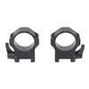 Warne Maxima Horizontal Quick Disconnect Ring, Fits 30MM Optics, High Height, Steel Construction, Matte Finish, Black 515LM