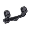 Warne Max Lite, MSR Mount, Fits 1" Optics, Aluminum Construction, Over 2" of Forward Cantilever, Anodized Finish. Black 6601M