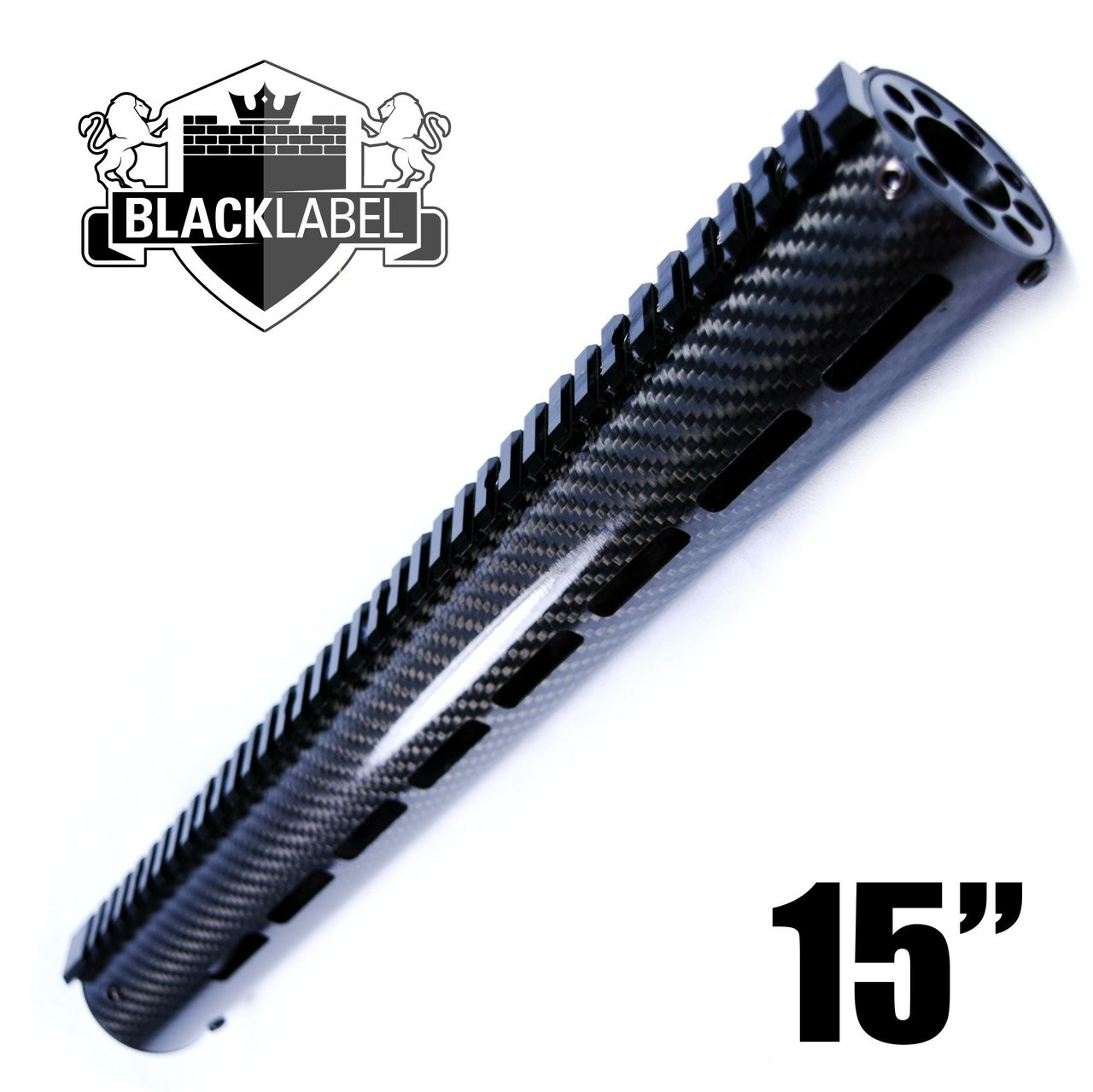 5" Carbon Fiber MLOK Hand Guard, Free Float M-lok HandGuard AR-15 (HG-0615600)