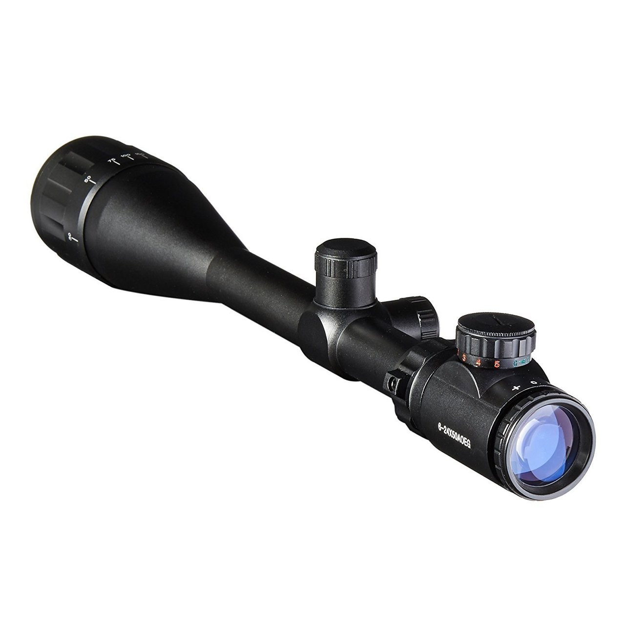 Black Label | SCOPE, 6-24x50 AOE Red and Green Illuminated Range Finder Reticle