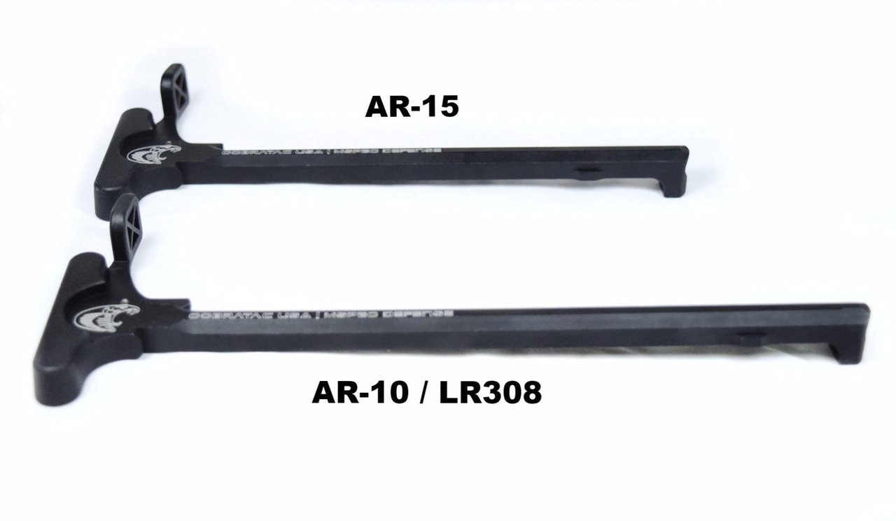 Charging Handle Cobratac Black Adder V1- & Tac-Latch | AR-10