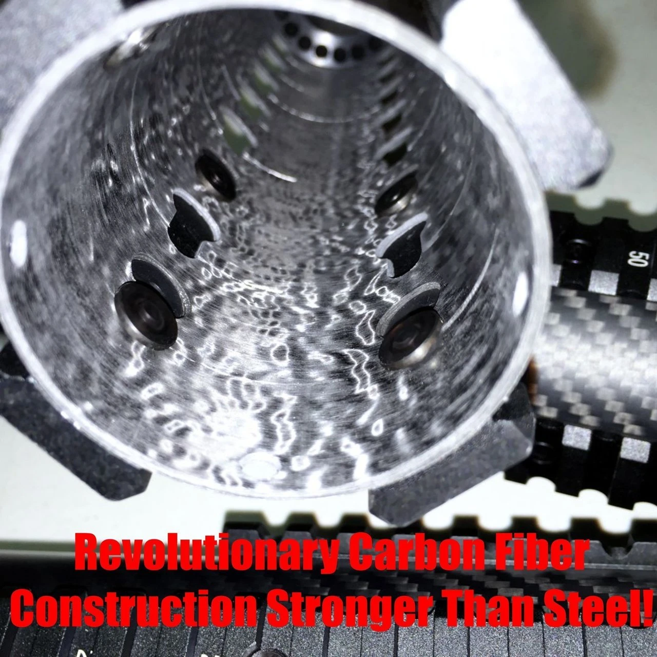7.5" Carbon Fiber Free Float MLok Handguard - Scout Carbon Pro | Black Label (HG-C10017) 