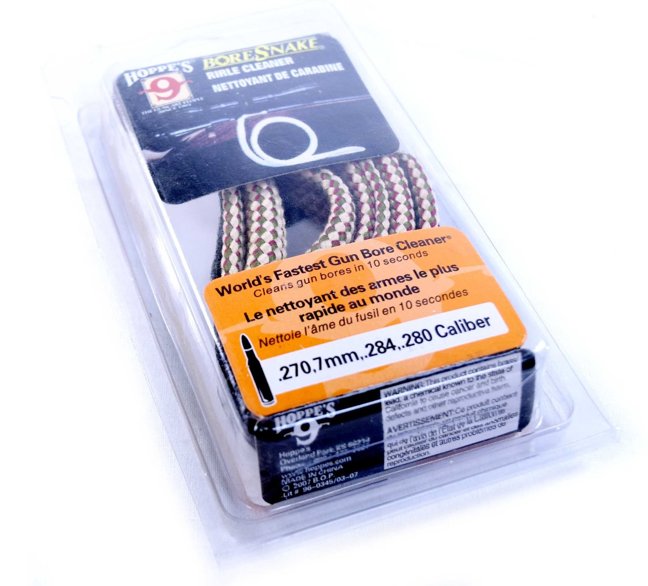 Hoppes Bore Snake Rifle Cleaner | .270, 7mm, .284, .280 Caliber