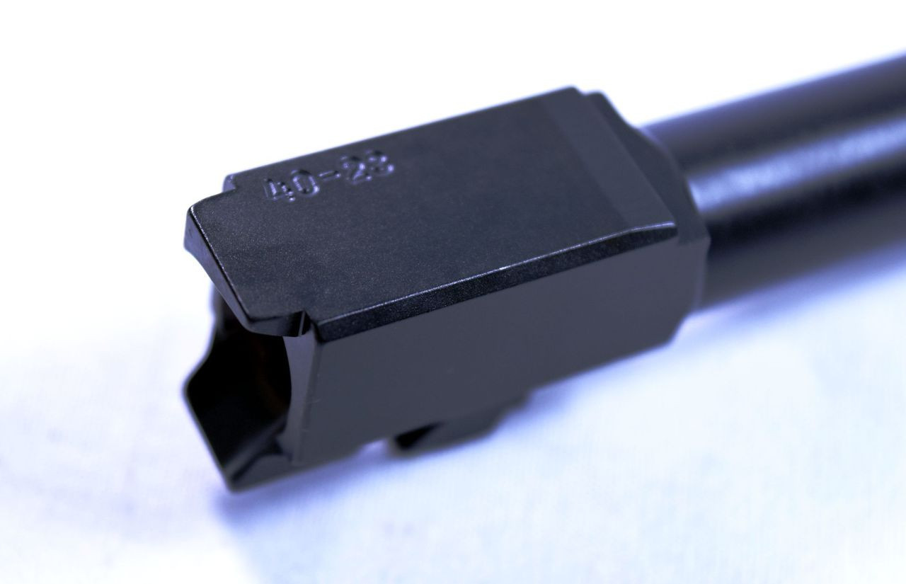 BLACK LABEL G23 .40 S&W BLACK NITRIDE  STAINLESS THREADED BARREL FOR GLOCK 23