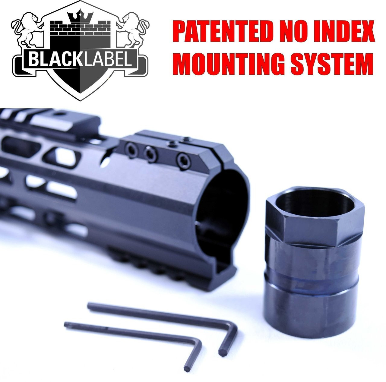 12.5" Slim Billet M-LOK Free Float Handguard l Tactical Series G2 - Black Label