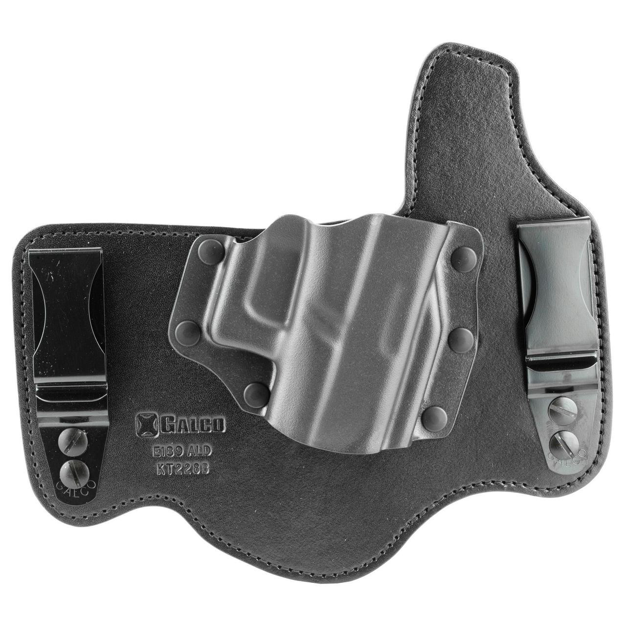 Galco Kingtuk Holster, Fits Glock 20/21, Right Hand, Kydex And Leather, Black