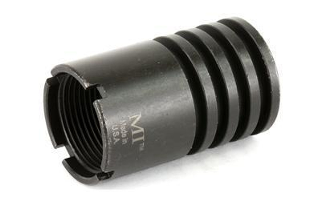 Midwest Industries Yugo Krinkov M92/85 Blast Diverter 26mm Left Hand Threads Black Finish