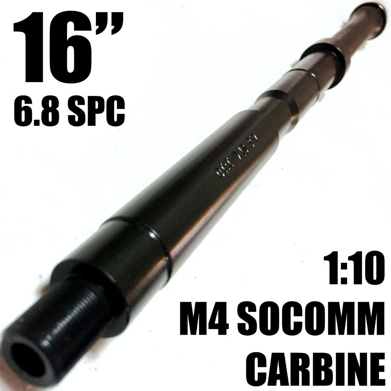 16" 6.8 SPC II AR Barrel, M4 SOCOMM Profile 1:10 | NITRIDE