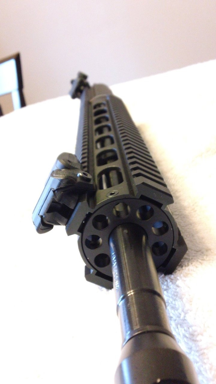Precision Rifle 16" DPMS Upper / H-Bar Barrel Receiver .223/5.56 Complete -No BCG