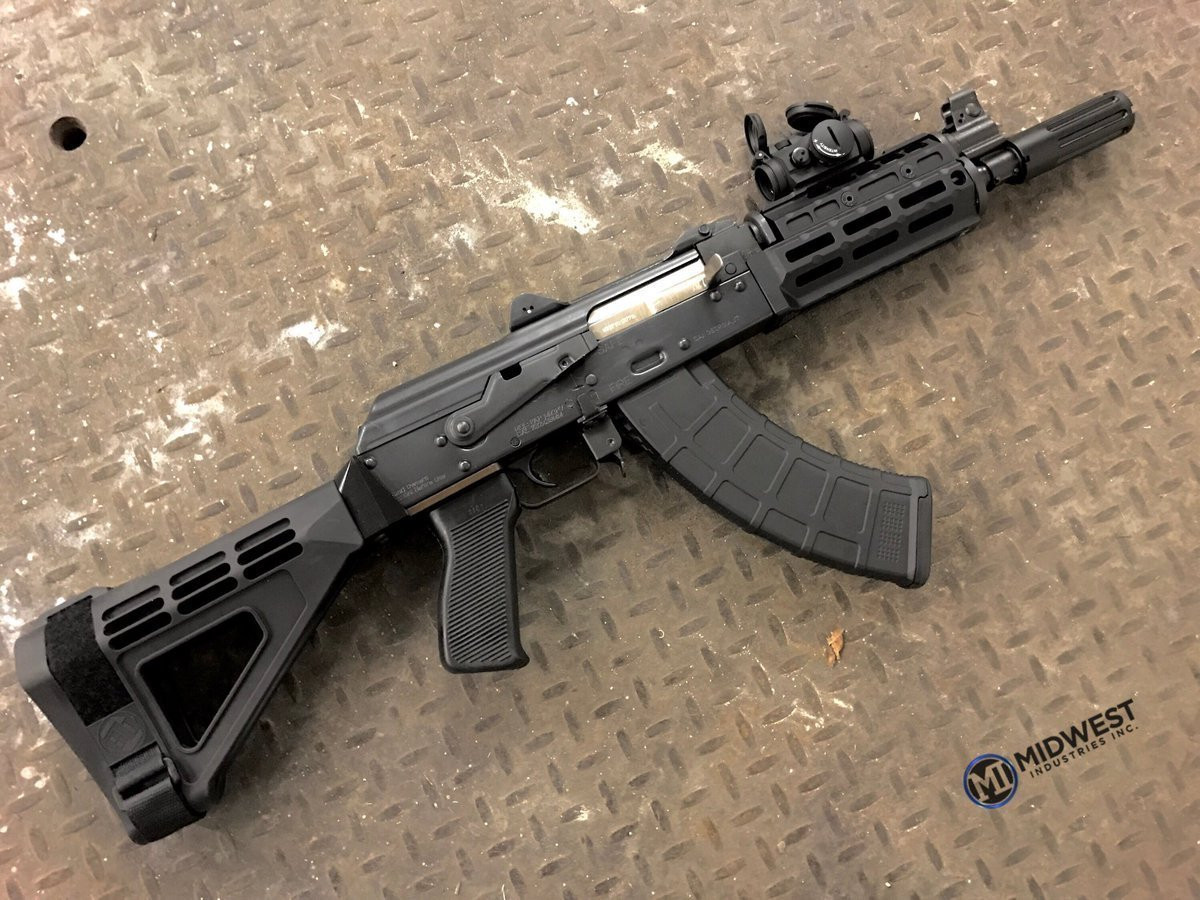 Midwest Industries Blast Can, 1/2X28 TPI, For 5.56/.223 Rifles