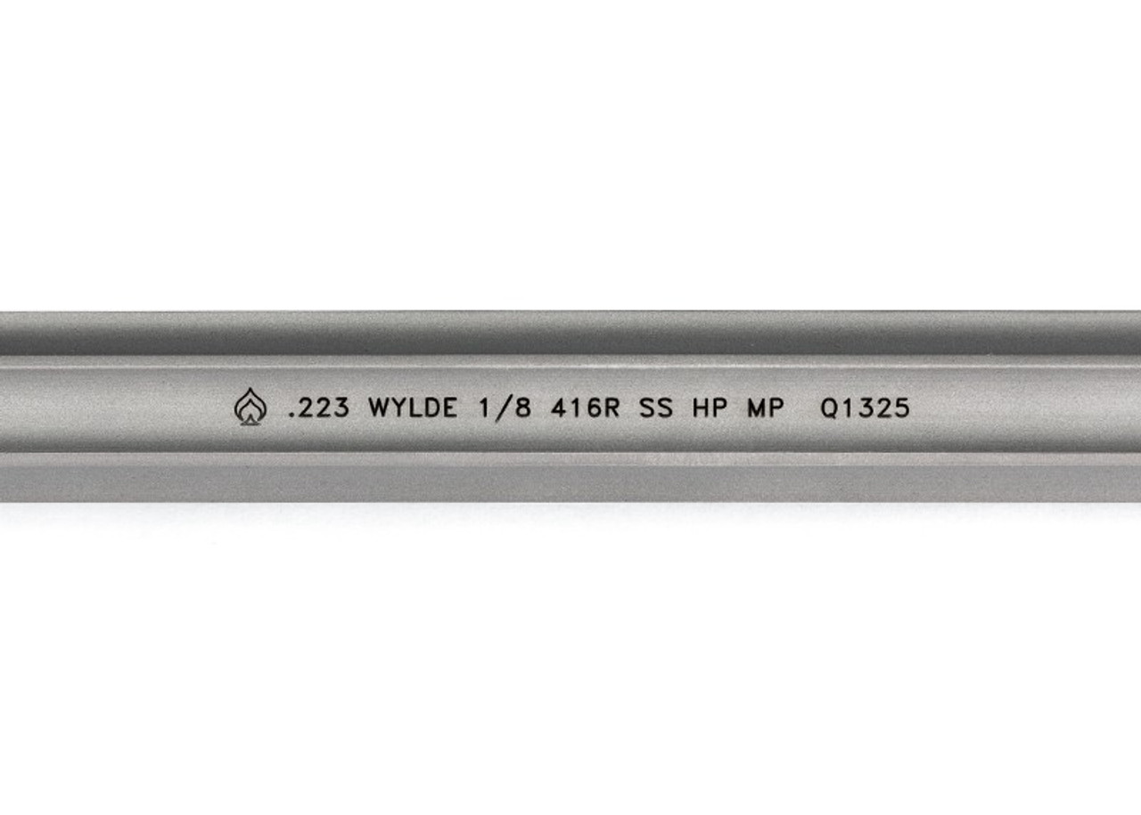 18" Stainless Fluted  Hanson Barrel, .223 Wylde 1:8  specs