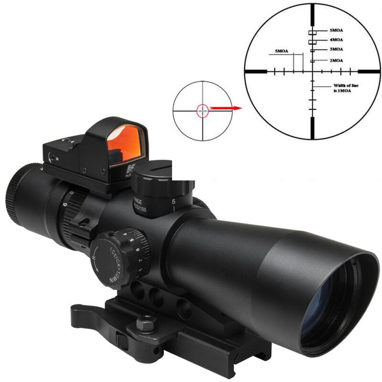 NcSTAR スコープ NcSTAR USS Gen II P4 Sniper 3-9x42mm Scope Illuminated w