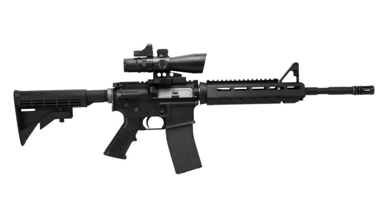 NcSTAR USS Gen II P4 Sniper 3-9x42mm Scope Illuminated w/Micro Red Dot 0.5 MOA (CT35NSTARSTP3942GDV2)