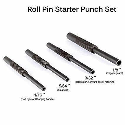 BLACK LABEL Roll Pin Starter Punch Set - 4 Piece Stainless