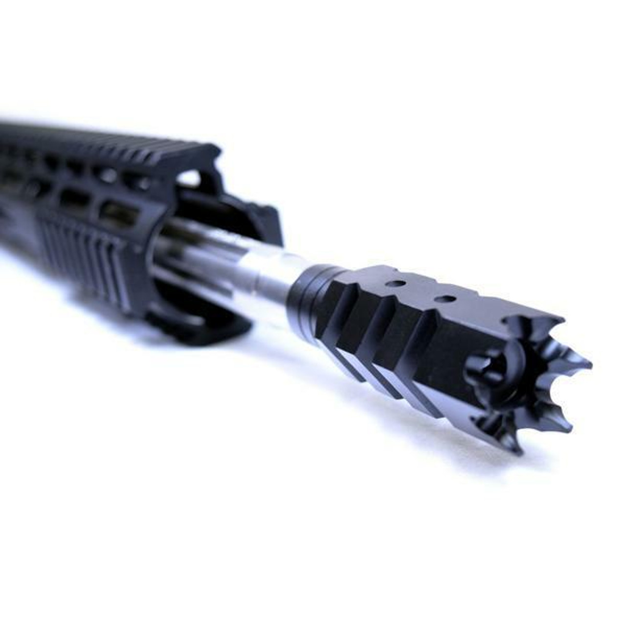 BLACK LABEL Tiger-Shark Comp Nitride Muzzle Brake or .223/5.56 TigerShark