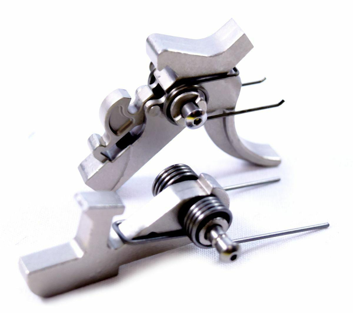 BLACK LABEL 3GM 2 Stage Trigger W/ SS Anti walk pins - Nickel