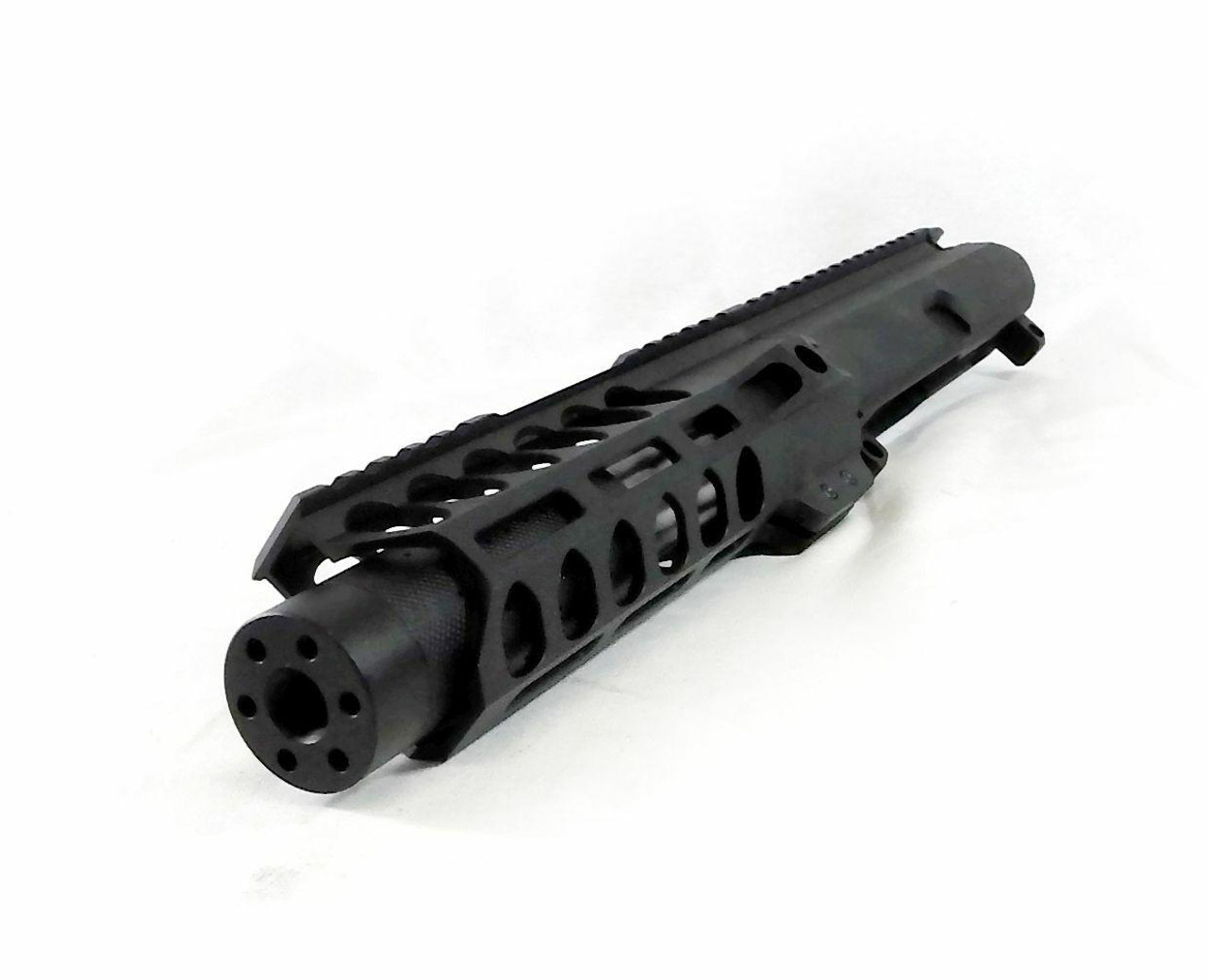 Spec Build Billet 7.5 9MM Ultra Light CQB Pistol Upper Build or W Stash Handle