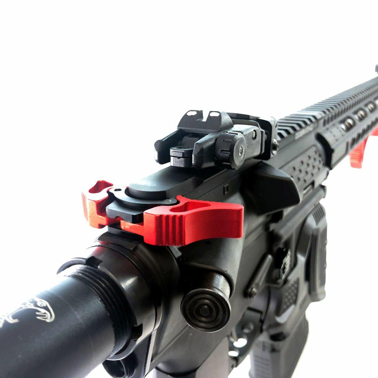 FIREHOG FireHog MOD-GEM2 Ambi Charging Handle with Gas Exhaust Mitigation or RED AR 15 .223/5.56