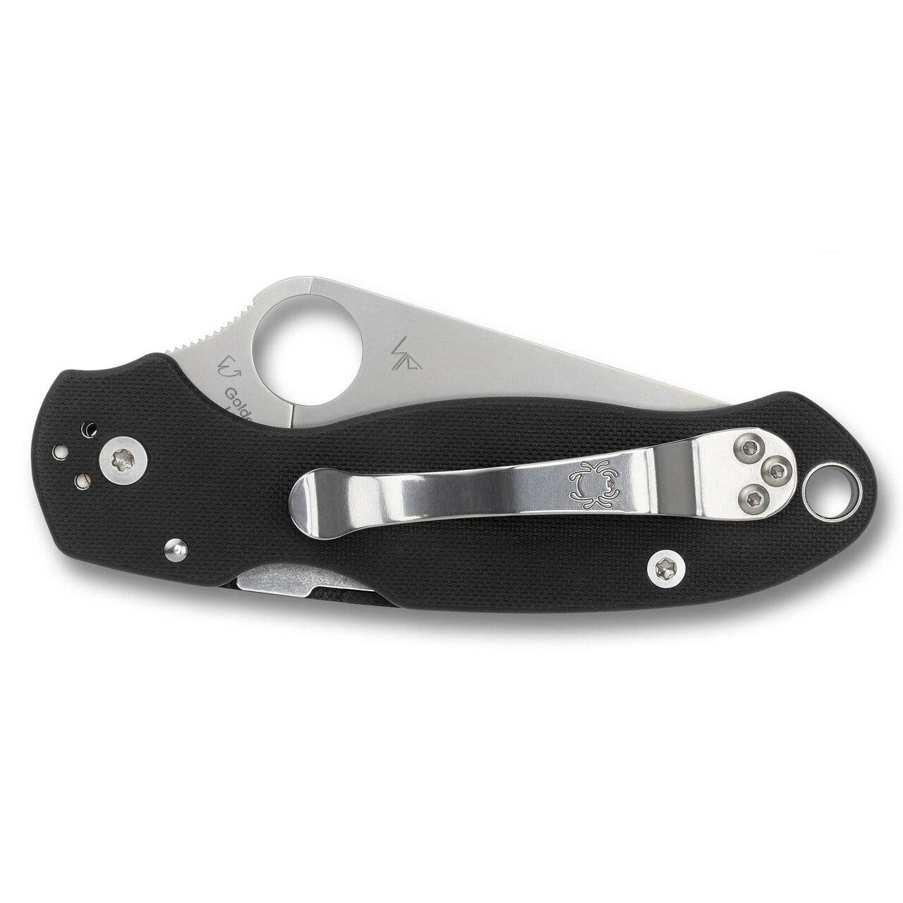 Spyderco Spyderco Para 3 G10 Blk Plainedge 716104011155