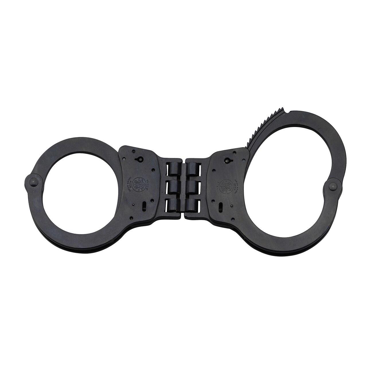 Smith and Wesson Sandw 300 Hinged Handcuffs Blue 022188500950