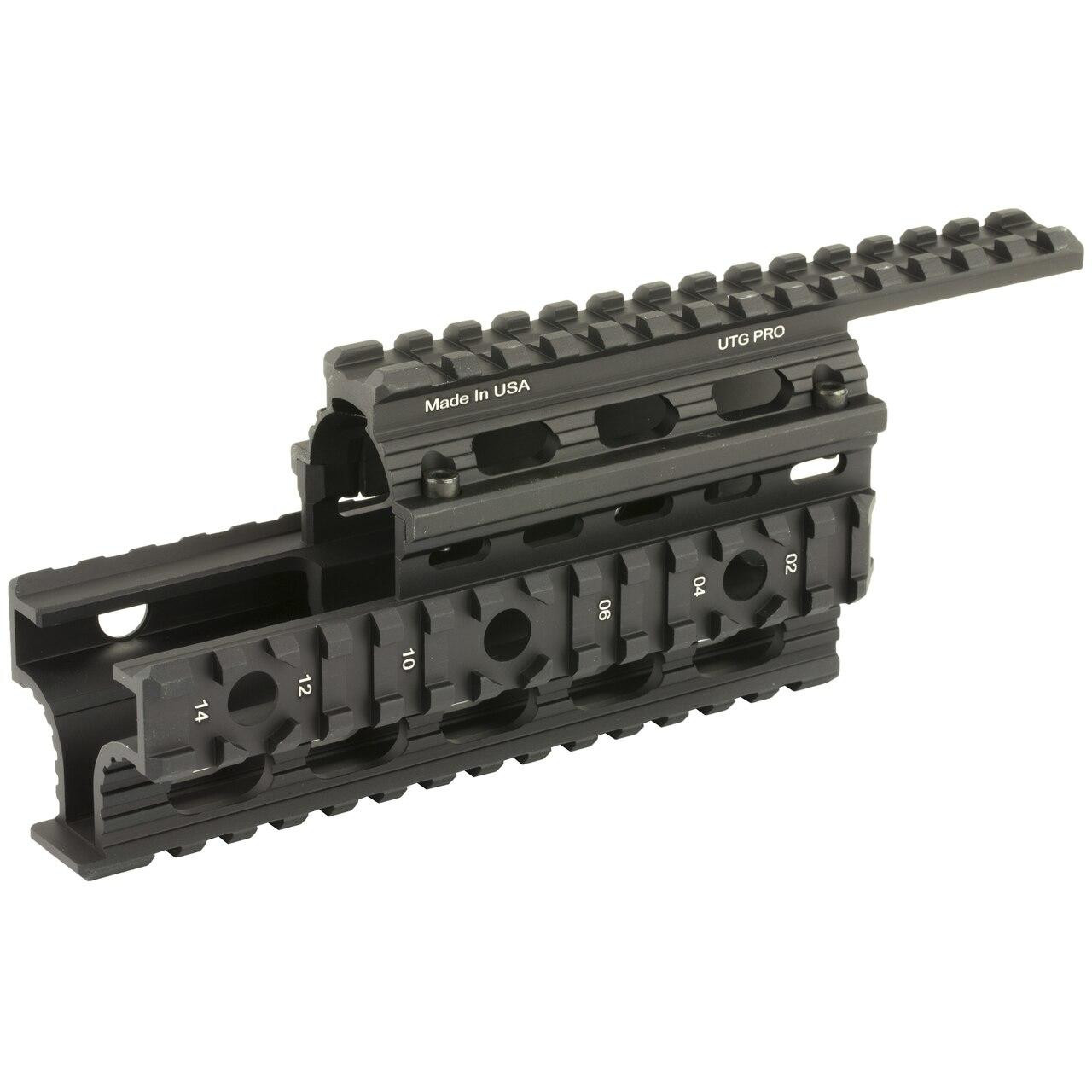 Leapers, Inc - UTG Utg Pro Ak-47 Tact Quad Rail Blk 4712274527645