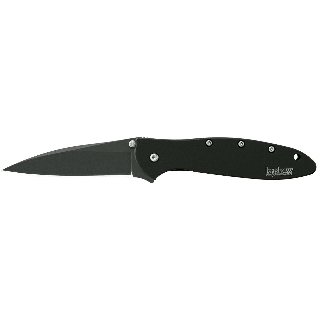 Kershaw Kershaw Ken Onion Leek Pln Matte Blk 087171166049