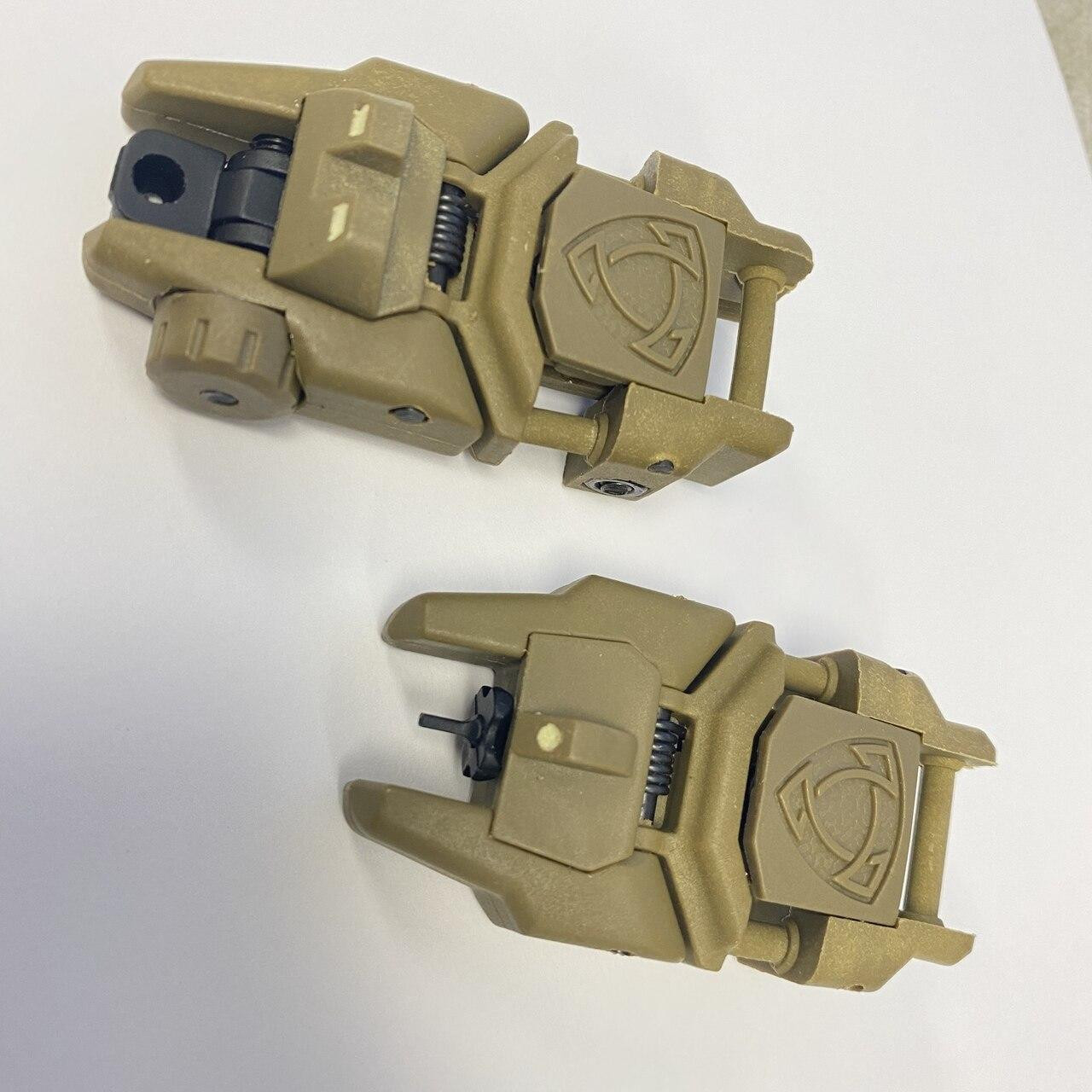 FIREHOG FireHog Mod-FBUS Dual Reticle Flip-up Back Up Iron Sight - FDE