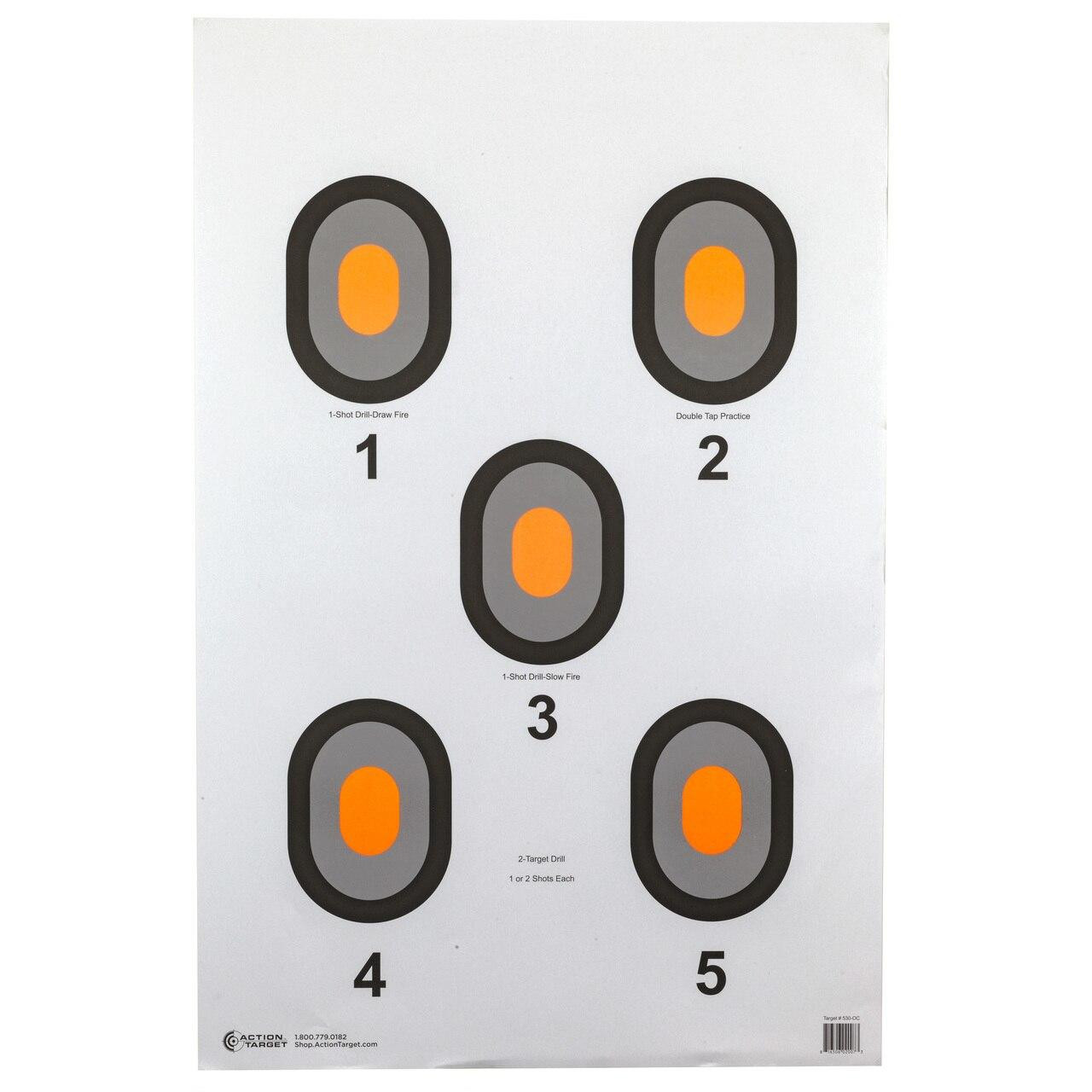 Action Target Action Tgt Org Center 5 Blseye 100pk 816506020080