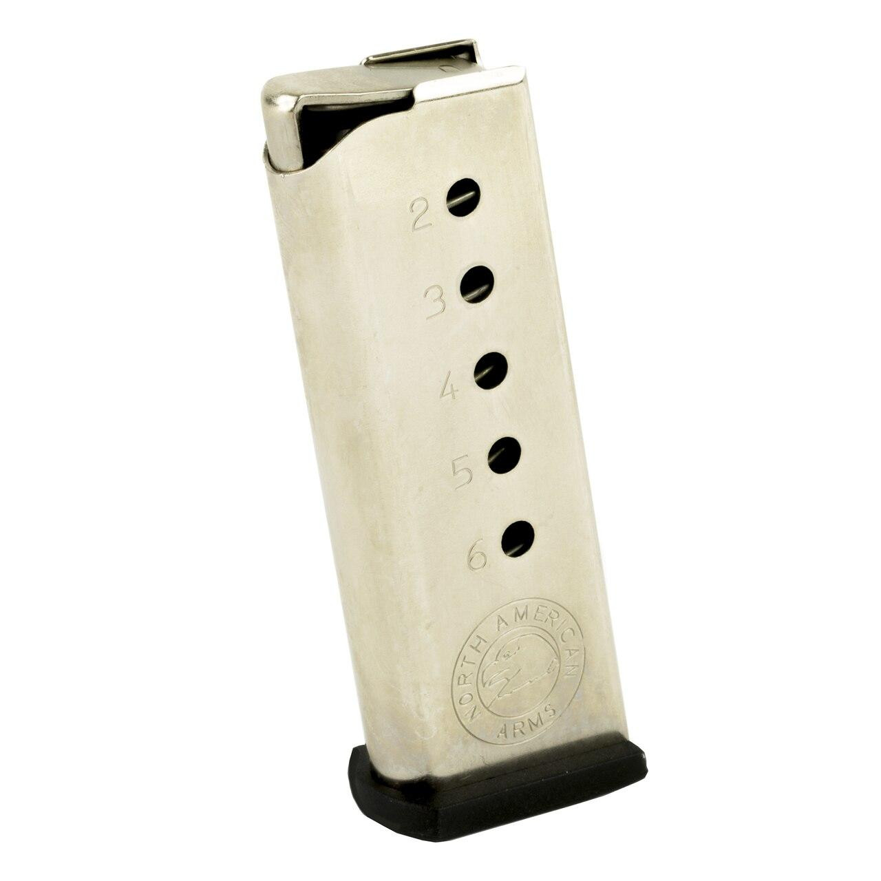 North American Arms Mag Naa Guardian 380acp 6rd Stnls 744253051357
