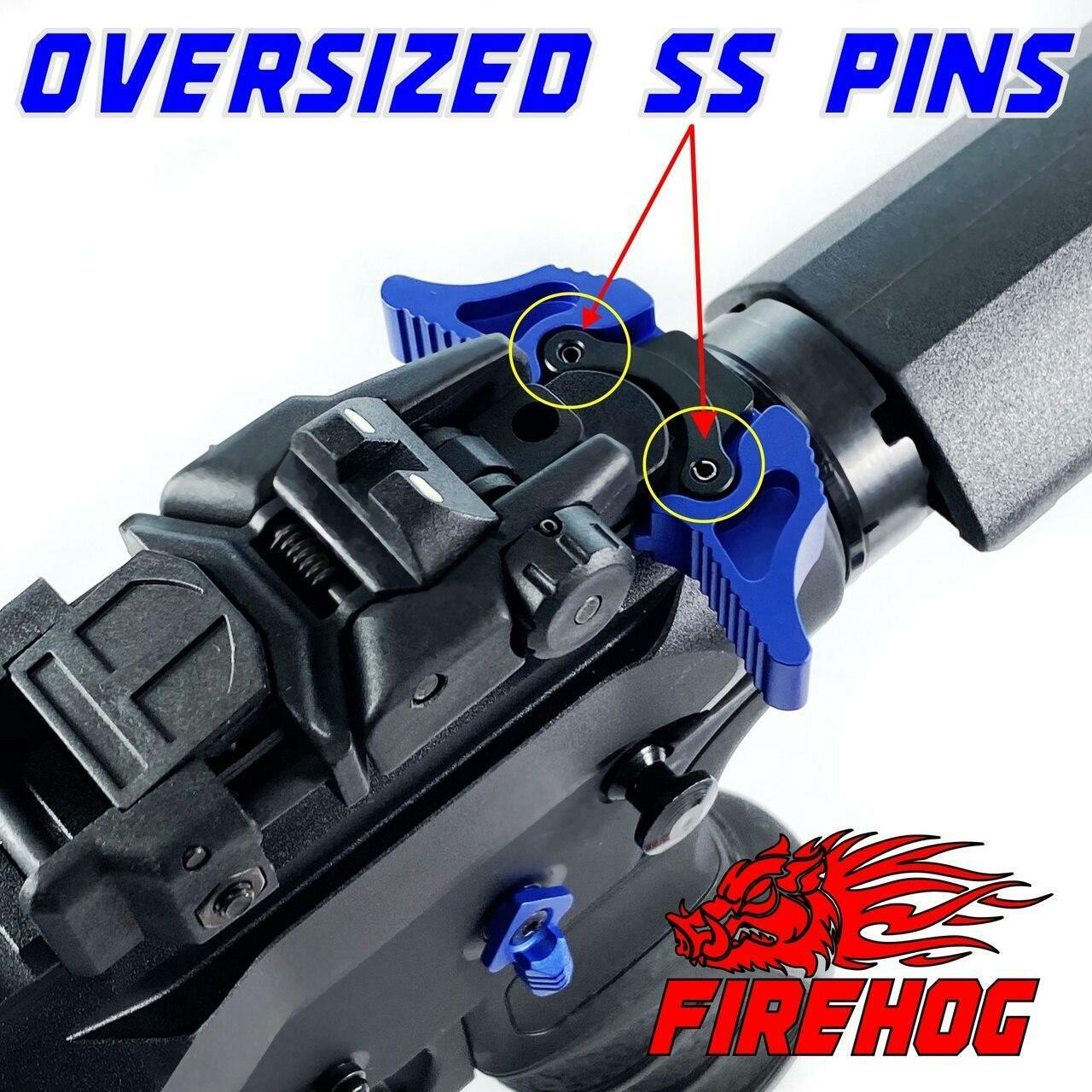 FIREHOG FireHog MOD-GEM4 Ambi Charging Handle with Gas Exhaust Mitigation or Blue AR 10 .308/7.62