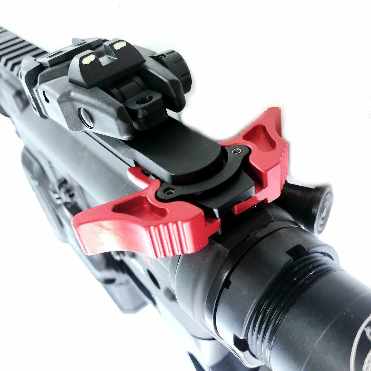 FIREHOG FireHog MOD-GEM4 Ambi Charging Handle with Gas Exhaust Mitigation or RED AR-10 LR.308