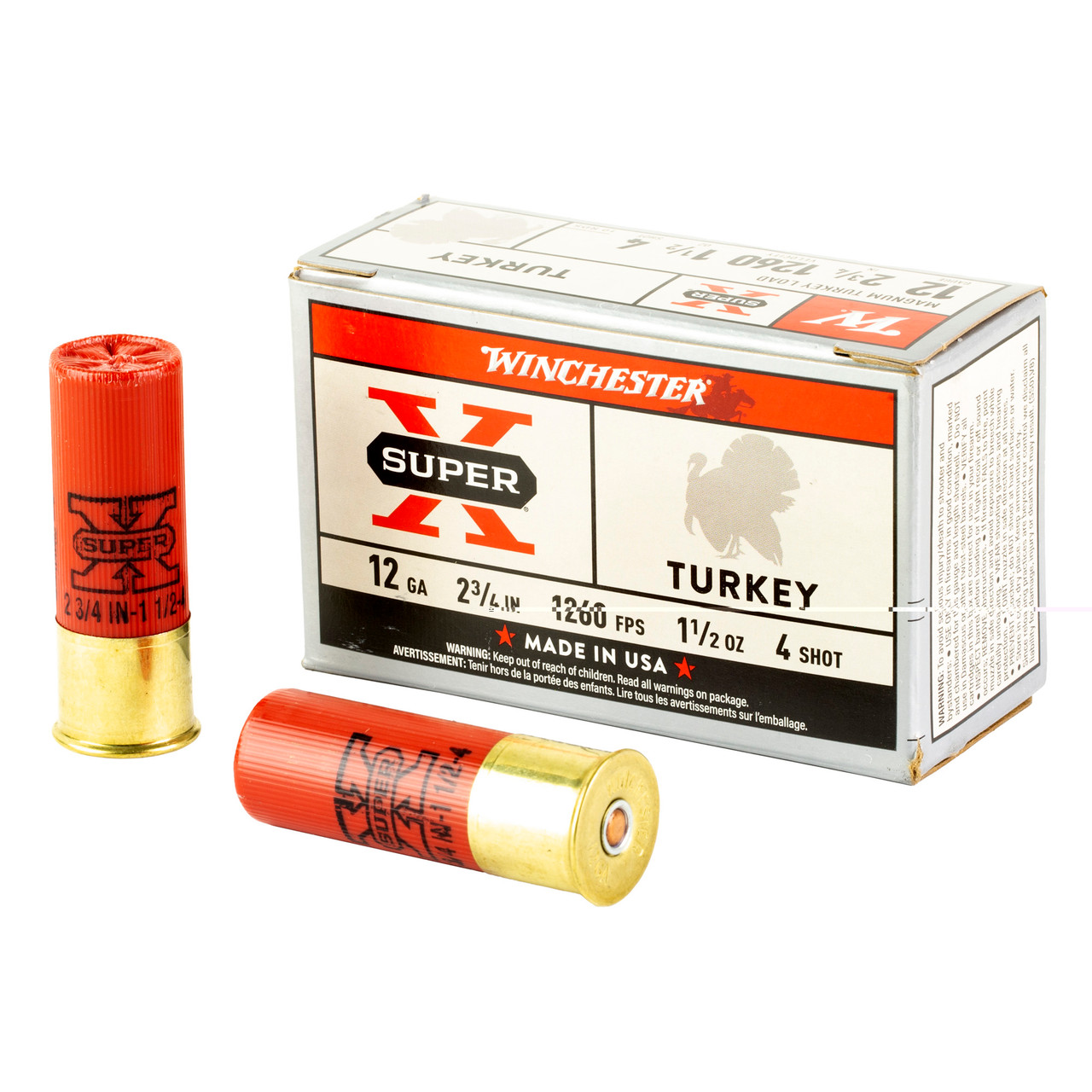 Win Sprx Trky 12ga 2.75" #4 10/100