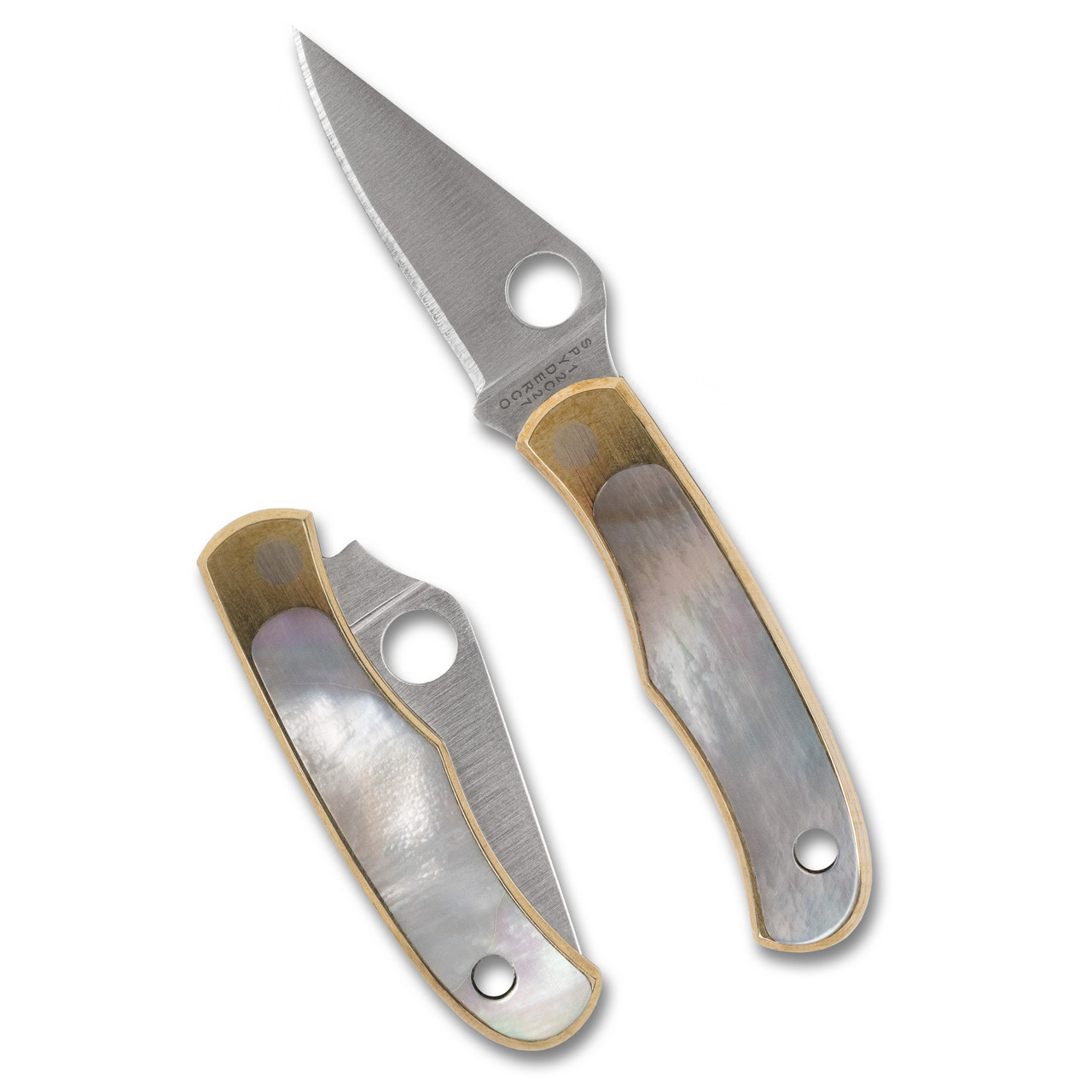 Spyderco Bug 1.25" Nick/silv Abalone