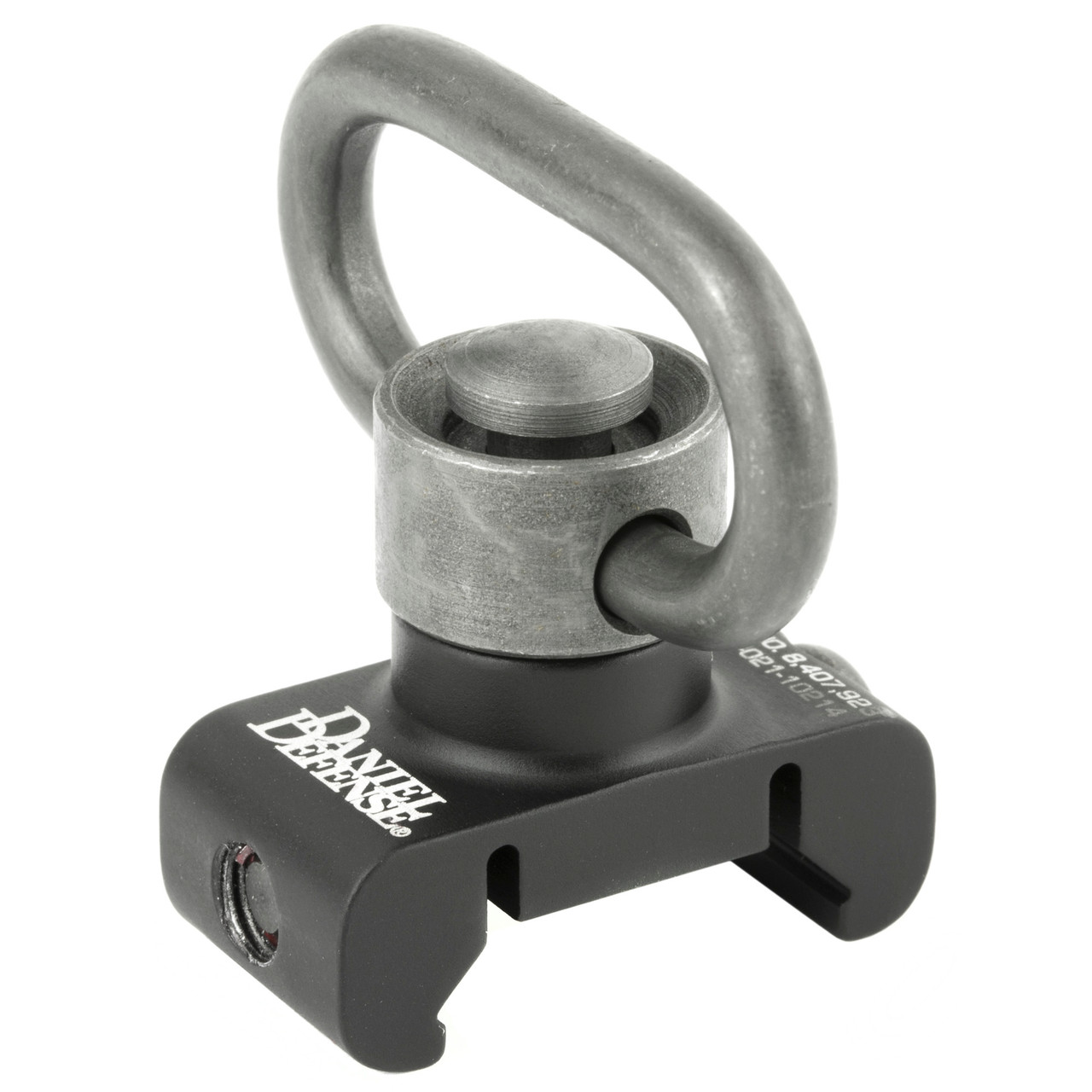 Daniel Defense Rail Mount Quick Detach Swivel Attachment Point, Fits Picatinny Rail, Black Finish 03-021-30029