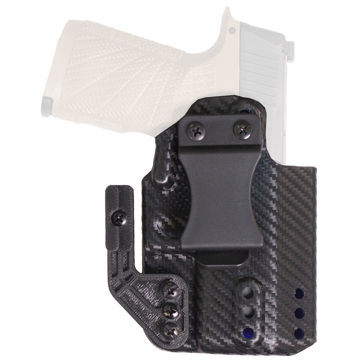 DeSantis Gunhide Persuader, Inside Waistband Holster, Fits Glock 19/45/23/32/19X, Right Hand, Polymer, Carbon Fiber Finish, Black 213KA1LZ0