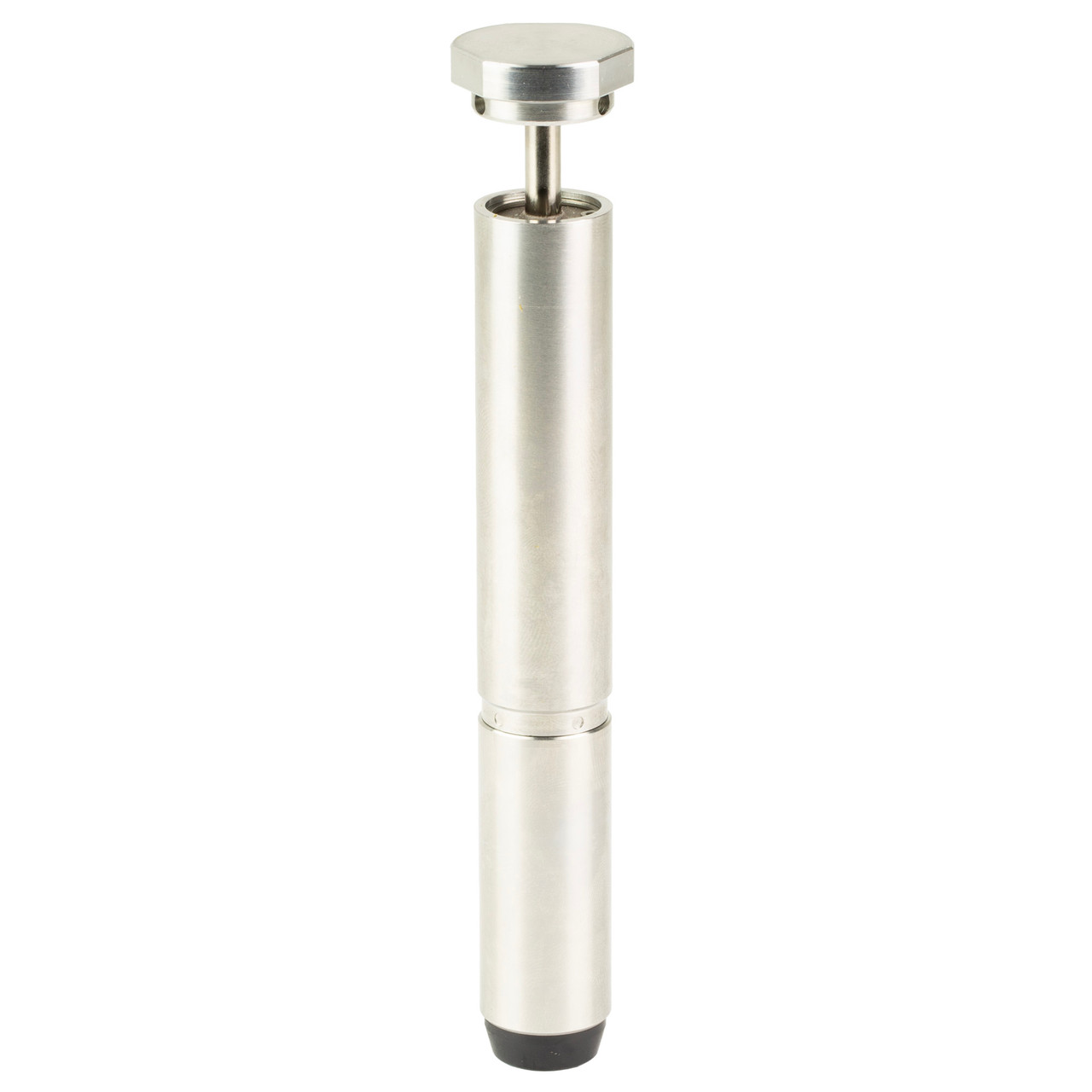 KynSHOT RB5020SS Short Stroke Hydraulic Recoil Buffer, Fits AR-9 Style PCC that Uses an A1 or A2 Rifle Length Fixed Stock (Internal Depth 9.5"), Stainless Steel Construction, Silver RB5020SS