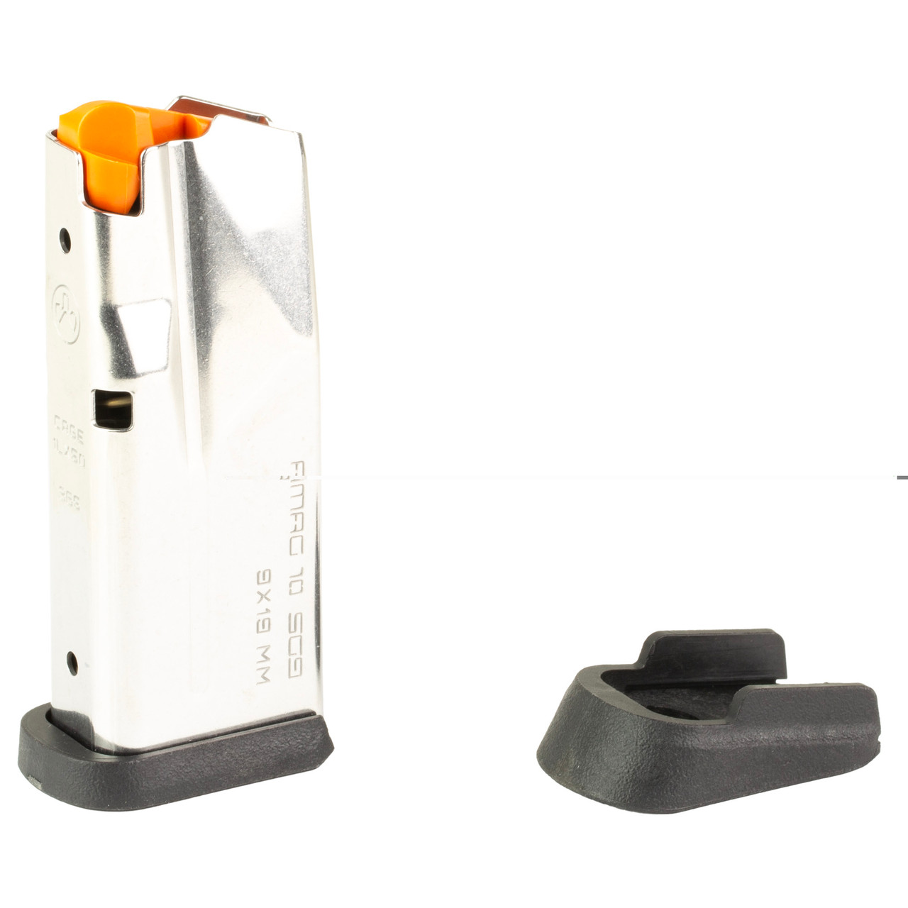 Magpul Industries Magazine, AMAG 10 SG9, 9MM, 10 Rounds, Fits Sig P365, Stainless Steel Finish, Silver MAG1489-SST