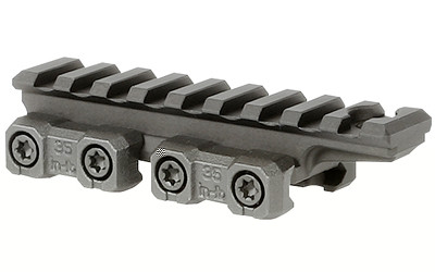 Midwest Industries MK2, Mount, Fits 1913 Picatinny Rail Riser, 9 Slot, Anodized Finish, Black MI-MK2-R9