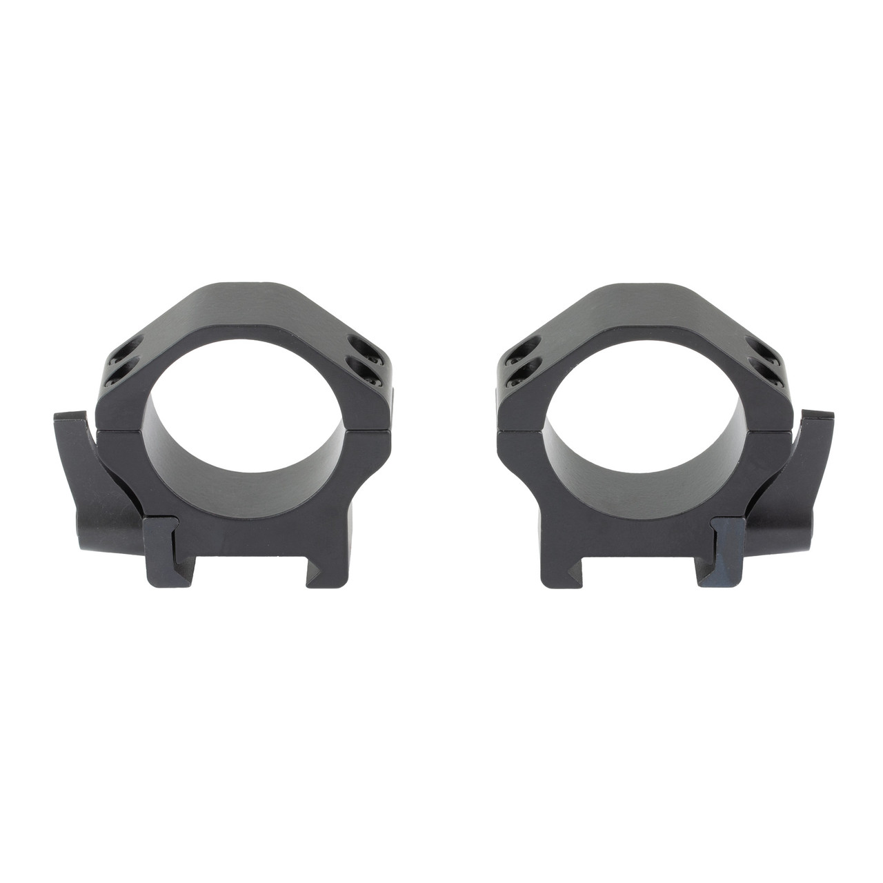 Warne Maxima Horizontal Quick Disconnect Ring, Fits 30MM Optics, Low Height, Steel Construction, Matte Finish, Black 513LM