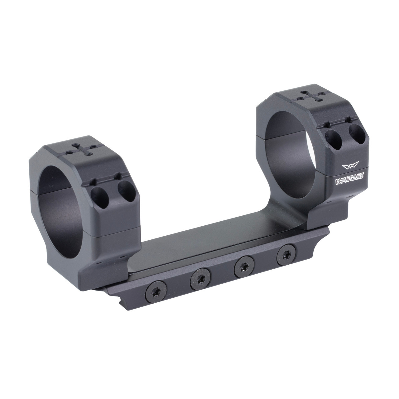 Warne Skyline Precision Mount, MSR Ideal Height, Fits 36MM Optic, Anodized Finish, Black 7848M