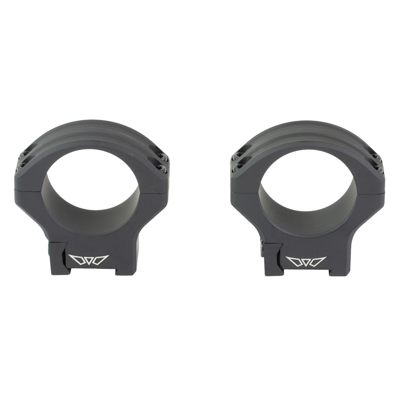 Warne HyperLite Rings, 30MM Medium, Matte Finish, Black, Fits Tikka 8514TM