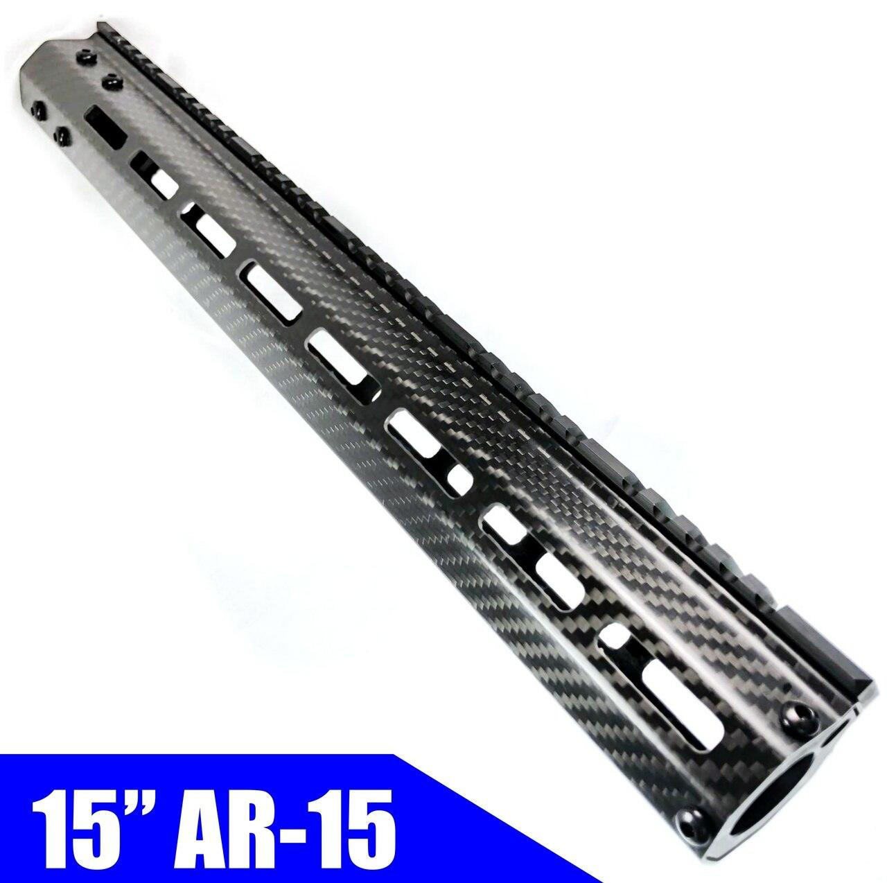15" 3Gun Carbon Fiber AR15 Handguard MLOK (HG1119645)