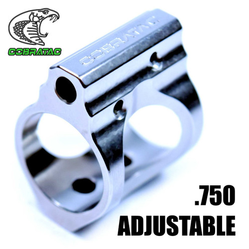 Stainless Adjustable Gas Block .750 | Cobratac