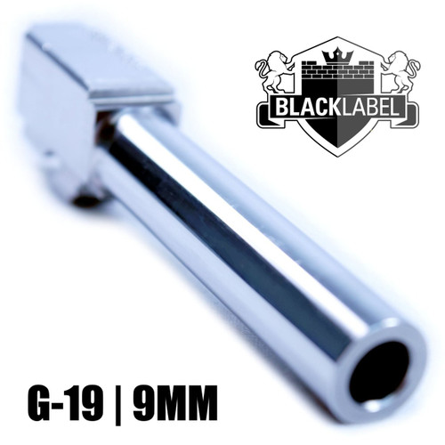 Glock 19 G19 9MM Stainless Steel Drop-in Replacement Barrel for G-19 | BLack Label main