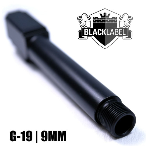 G19 9MM BLACK NITRIDE THREADED BARREL FOR GLOCK 19